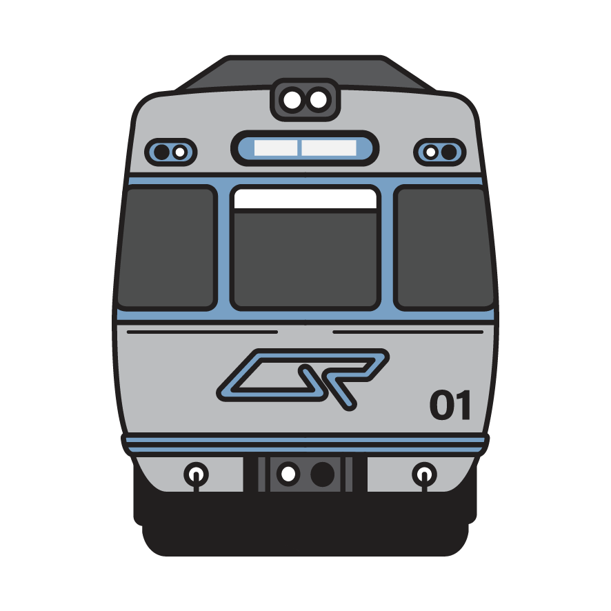 SEQ Sticker EMU 01 (Classic grey livery)