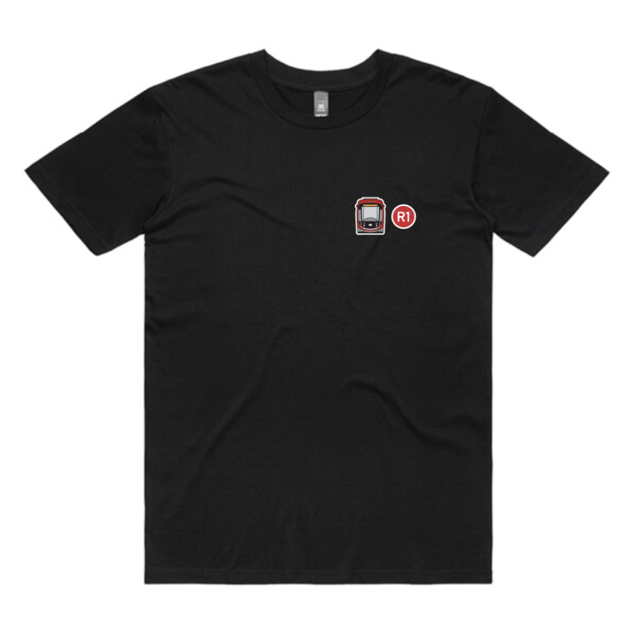 CBR Pocket Tee - R1 light rail (adult unisex)