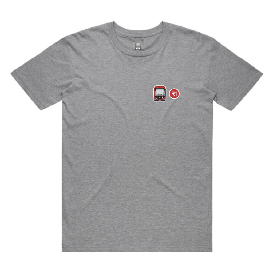 CBR Pocket Tee - R1 light rail (adult unisex)
