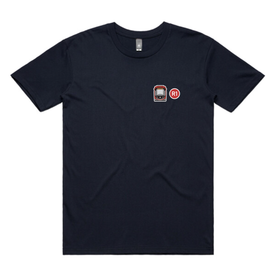CBR Pocket Tee - R1 light rail (adult unisex)