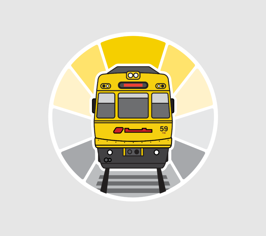 SEQ Train EMU Mk4 Rising Sun Pocket Tee (unisex tee)
