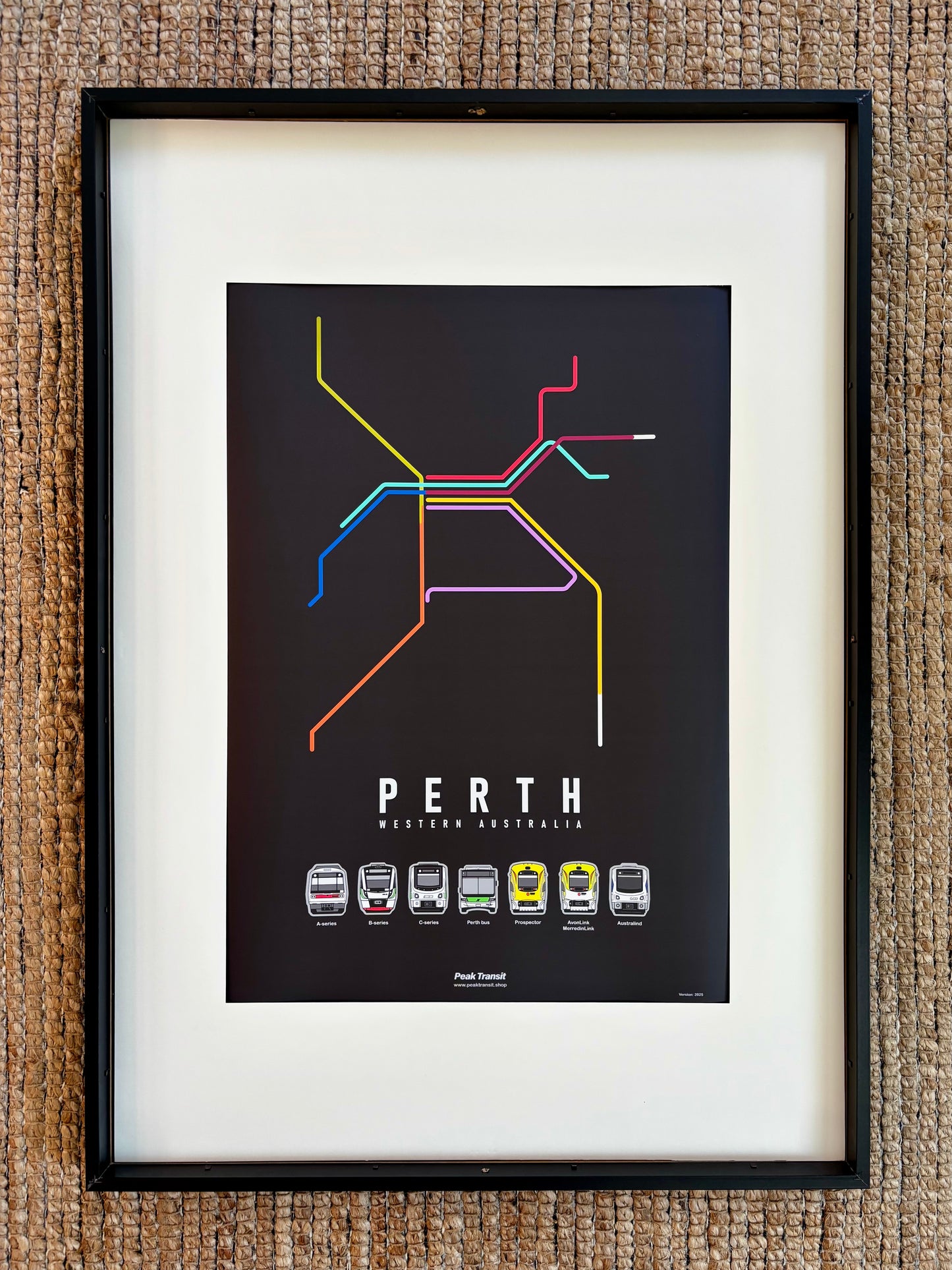 PERTH Peak Transit Poster (A2)