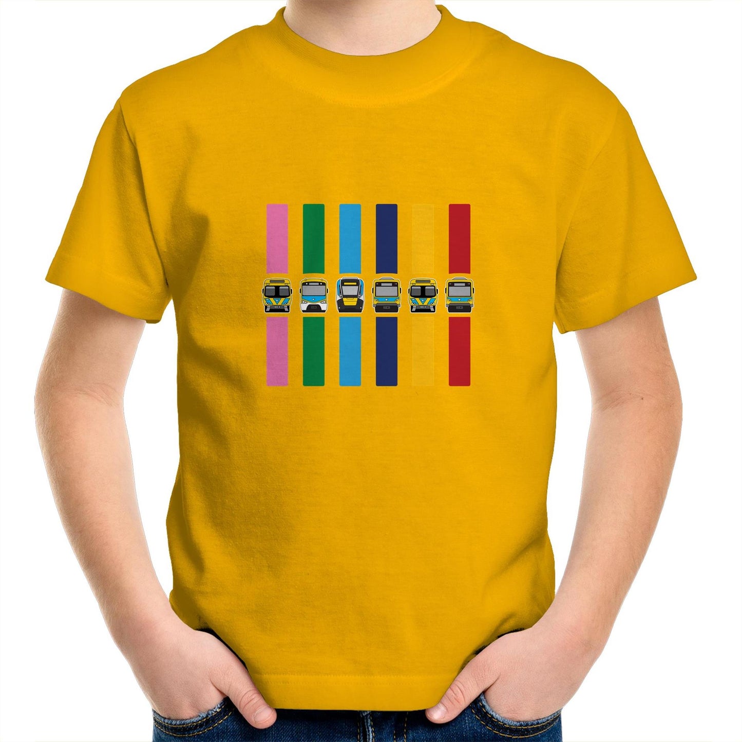 MEL Metro Train Lines (kids and youth tee)