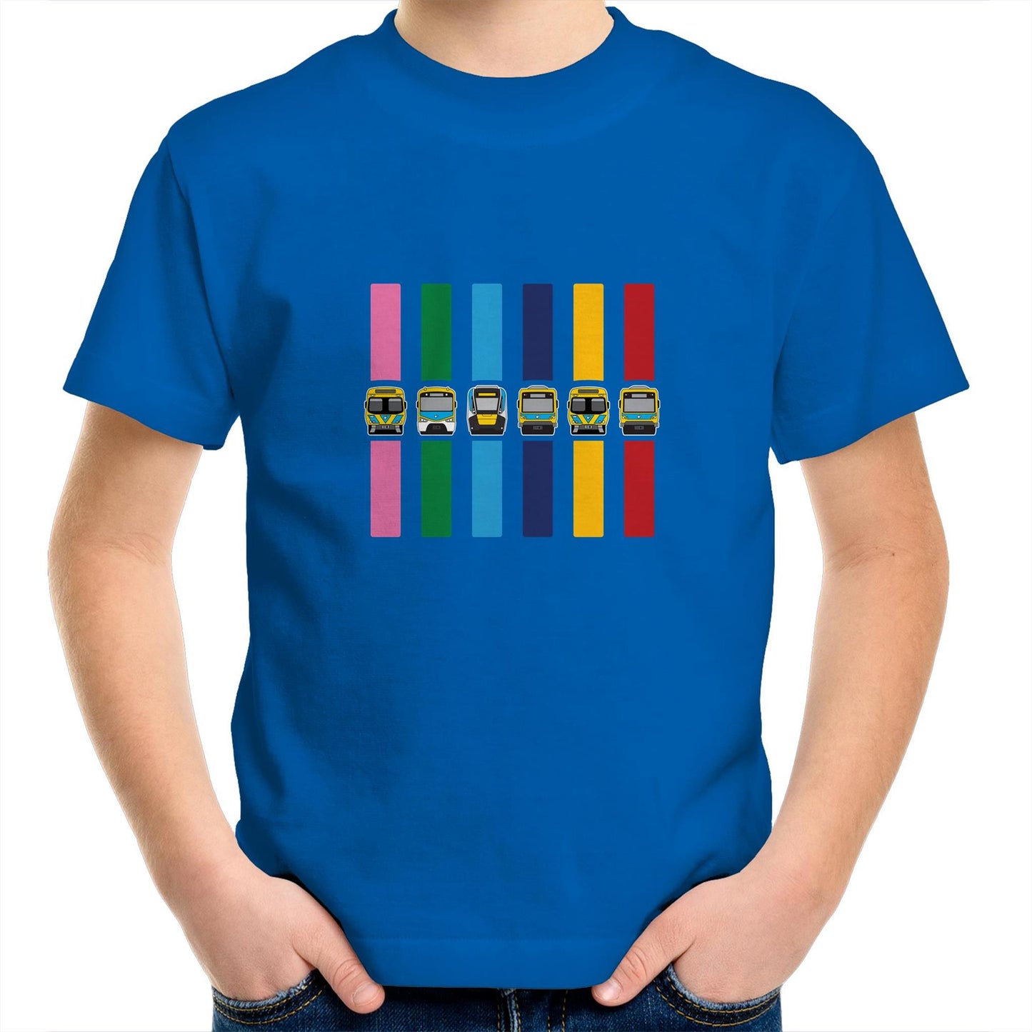 MEL Metro Train Lines (kids and youth tee)