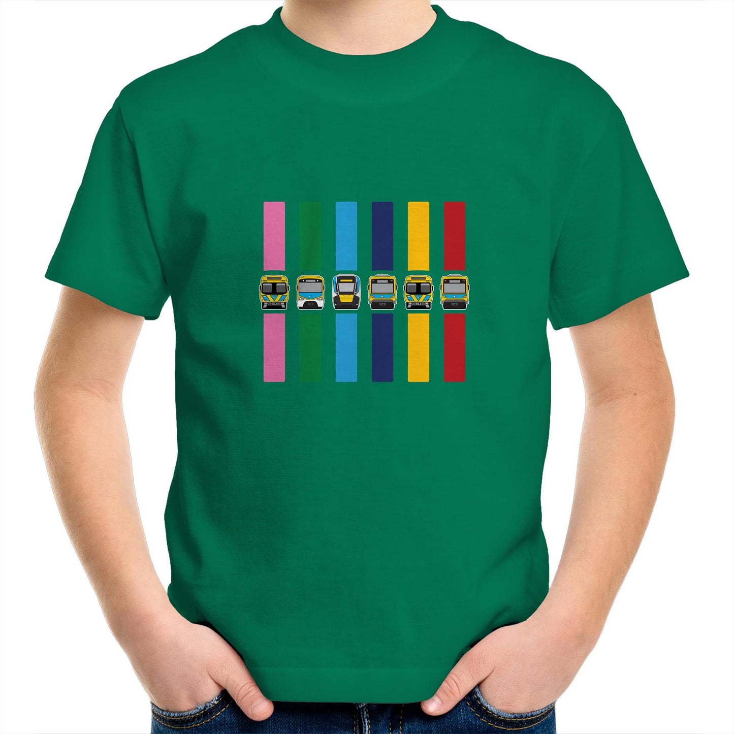 MEL Metro Train Lines (kids and youth tee)