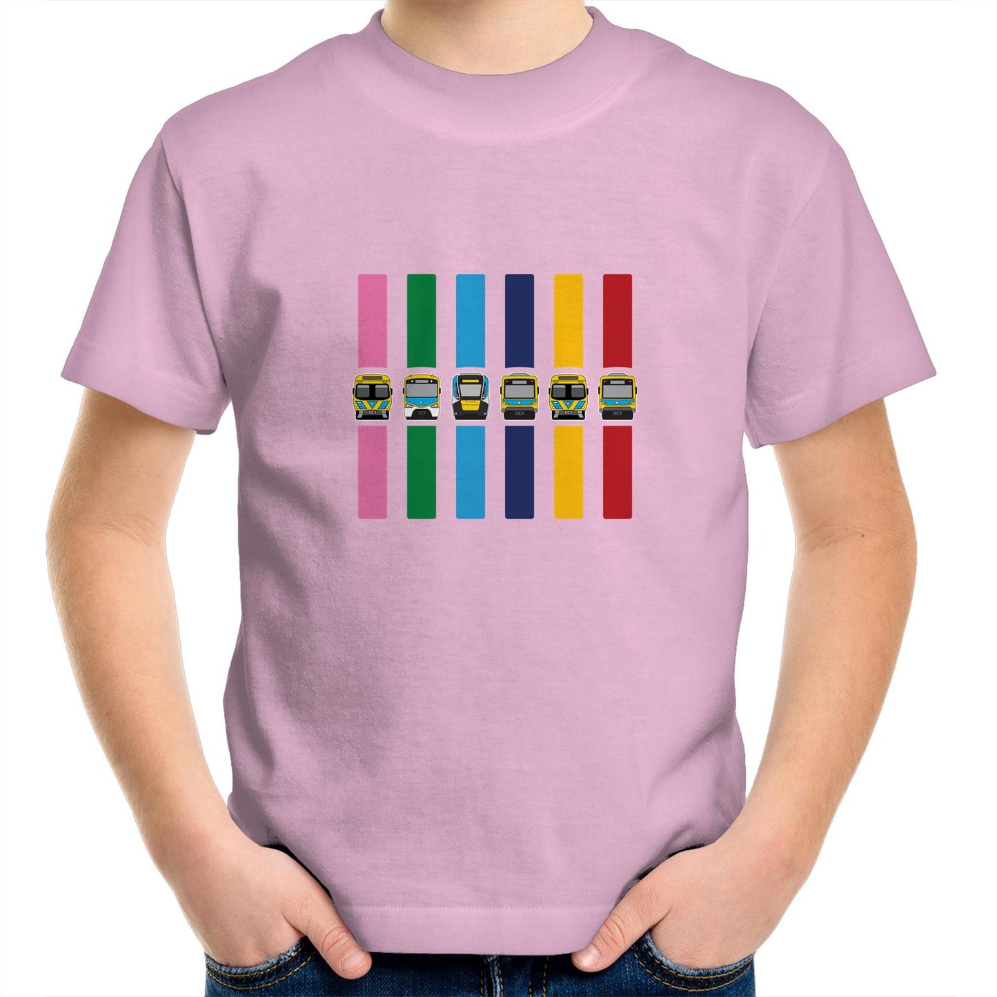 MEL Metro Train Lines (kids and youth tee)