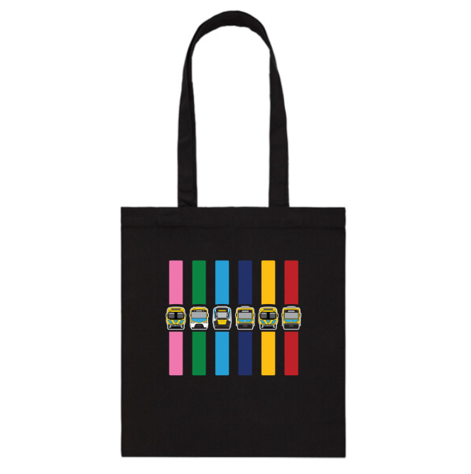 NEW! MEL Metro Train Lines Tote Bag