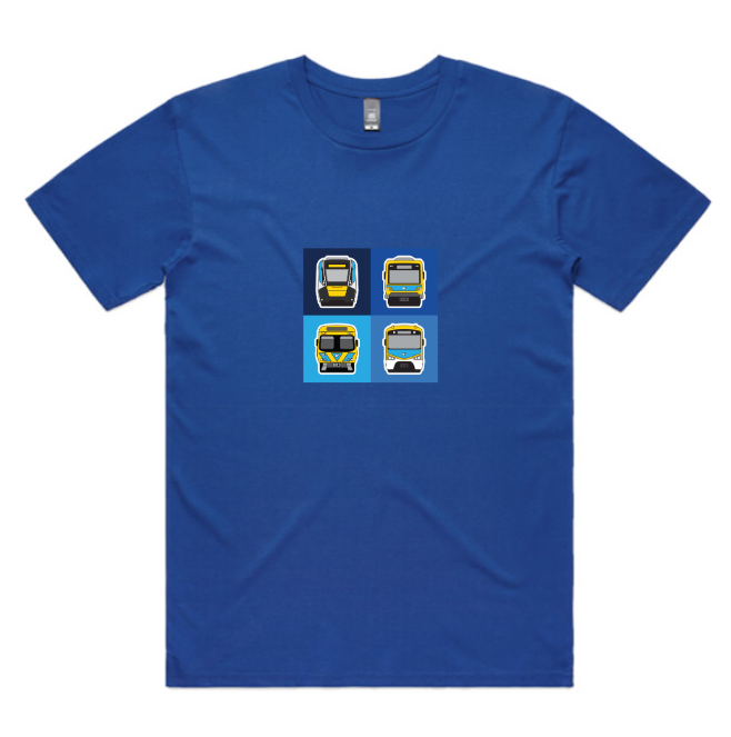 MEL Metro Train Fleet Tiles (adult unisex)