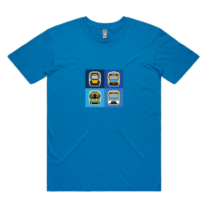 MEL Metro Train Fleet Tiles (adult unisex)