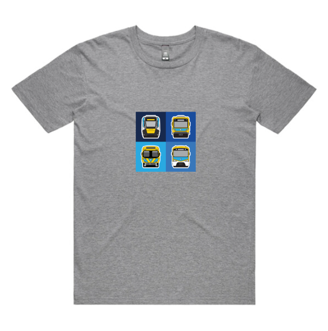 MEL Metro Train Fleet Tiles (adult unisex)
