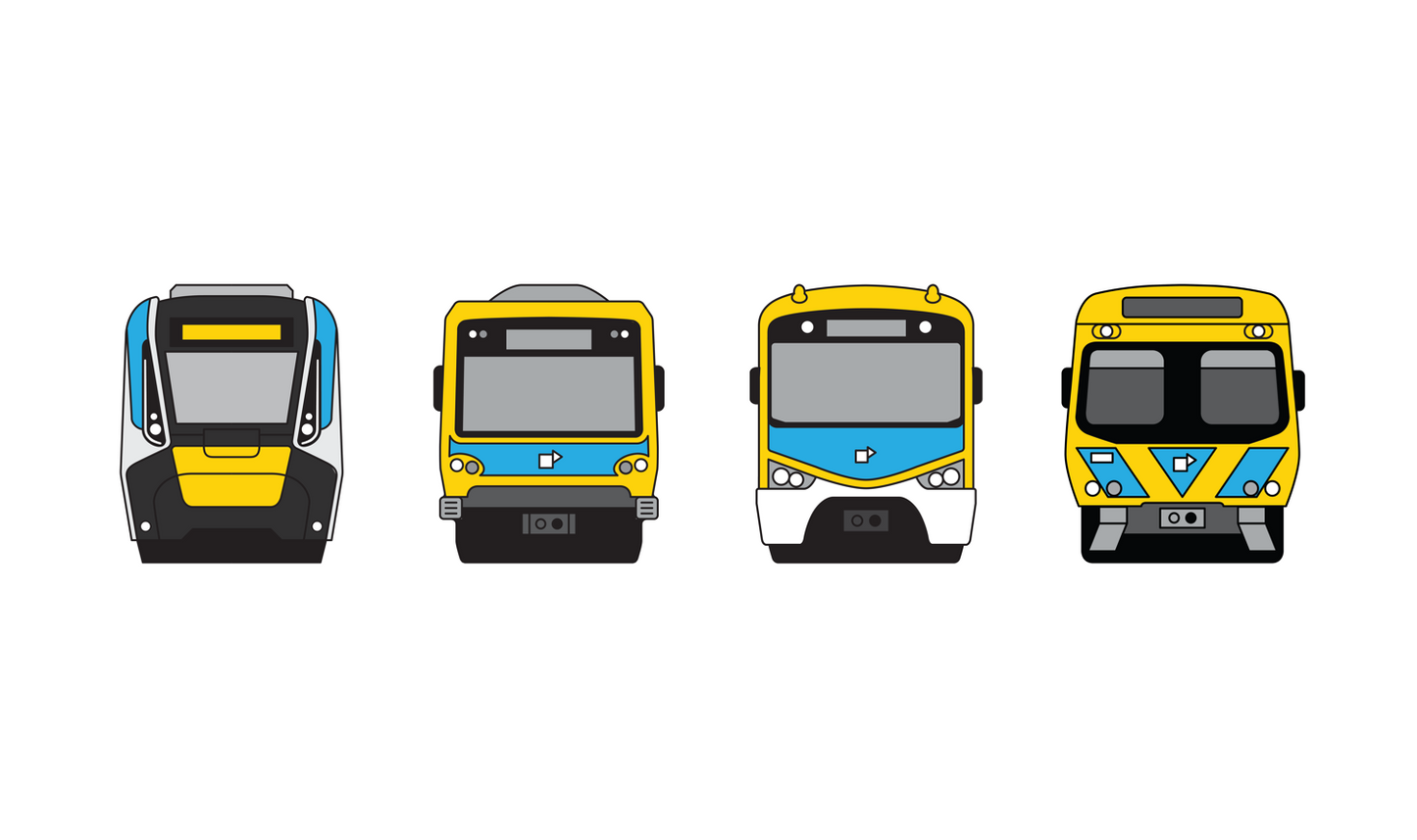 NEW! MEL Metro Train Fleet (adult unisex)