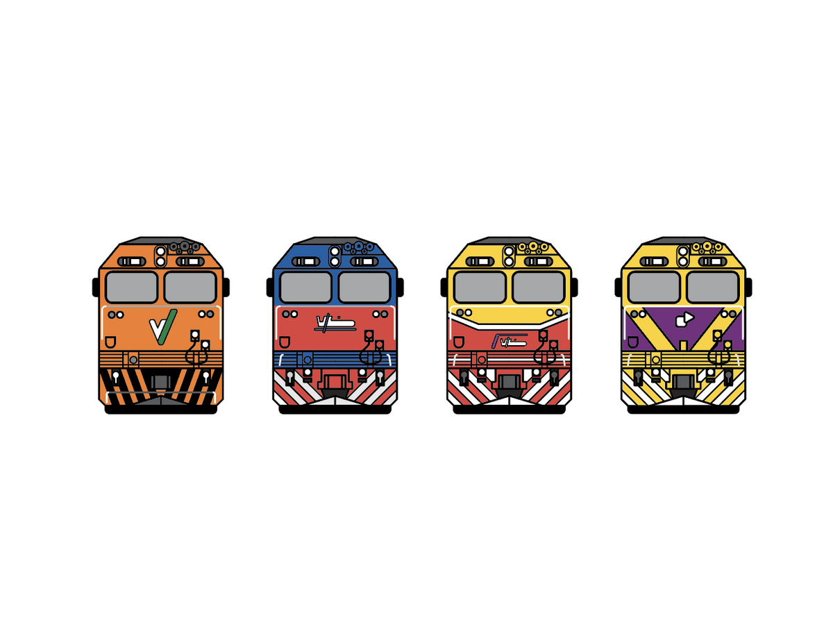 NEW!! MEL VIC N class loco evolution (adult unisex)