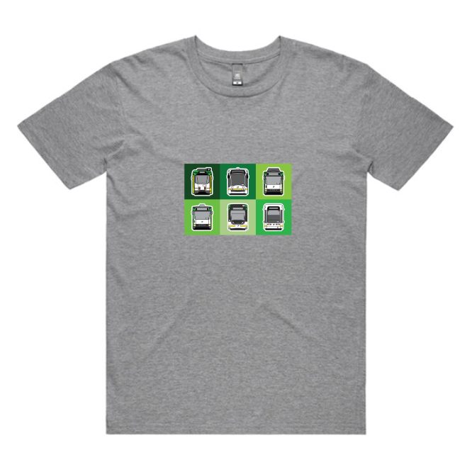 MEL Tram Fleet Tiles (adult unisex)