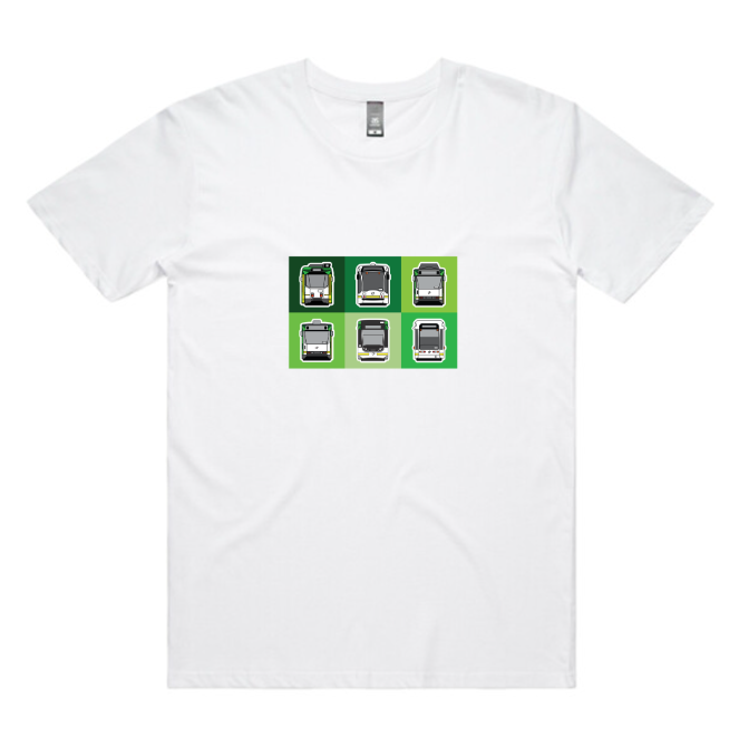 MEL Tram Fleet Tiles (adult unisex)