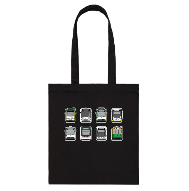 NEW! MEL Tram Fleet Tote Bag