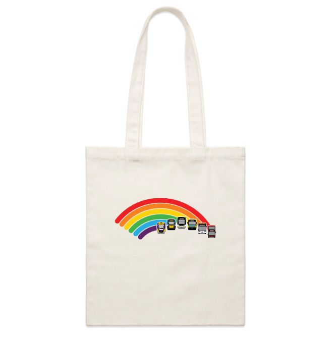 NEW! MEL Ride the Rainbow Tote Bag