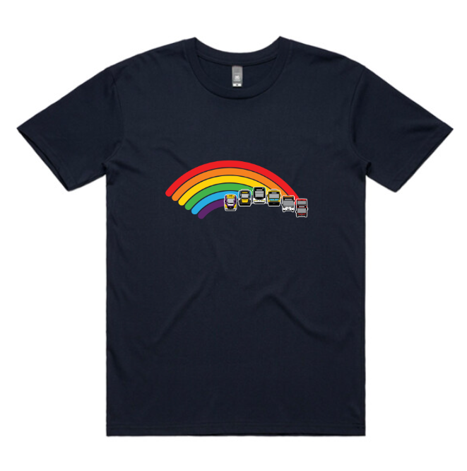 MEL Ride the Rainbow (adult unisex Tee)