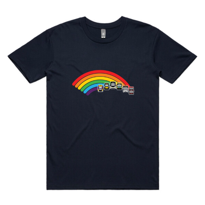 MEL Ride the Rainbow (adult unisex Tee)
