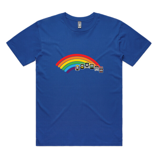 MEL Ride the Rainbow (adult unisex Tee)