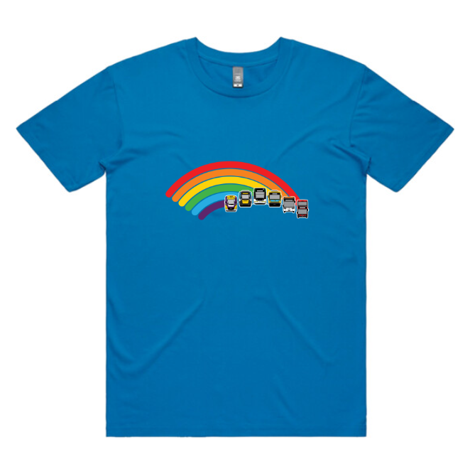 MEL Ride the Rainbow (adult unisex Tee)