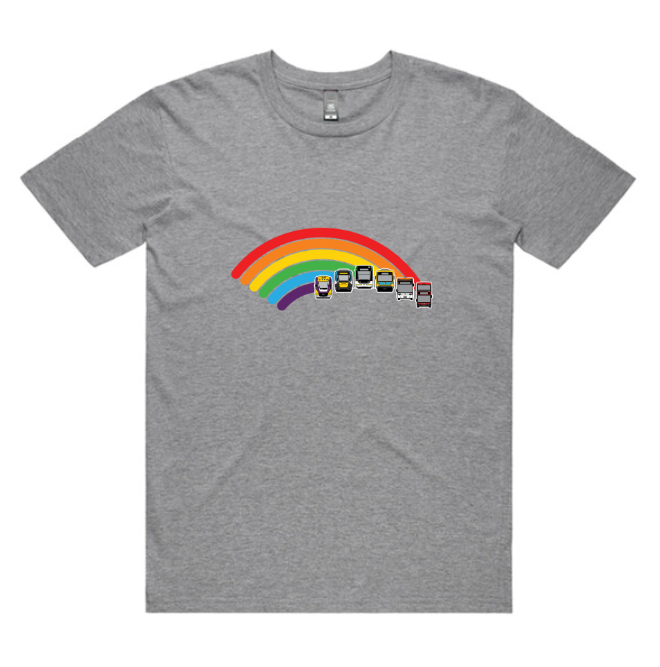 MEL Ride the Rainbow (adult unisex Tee)