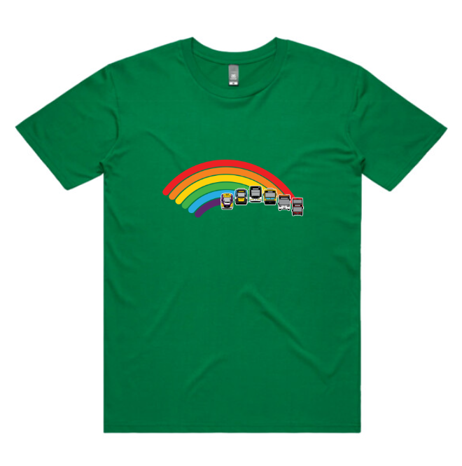 MEL Ride the Rainbow (adult unisex Tee)