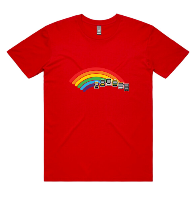 MEL Ride the Rainbow (adult unisex Tee)