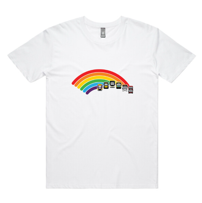 MEL Ride the Rainbow (adult unisex Tee)
