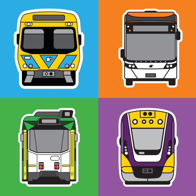 Melbourne 2x2 magnet square 2