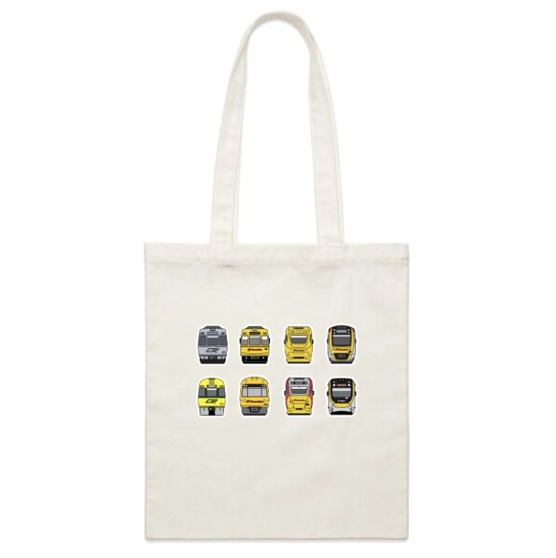 NEW!! QLD Trains Lineup Tote