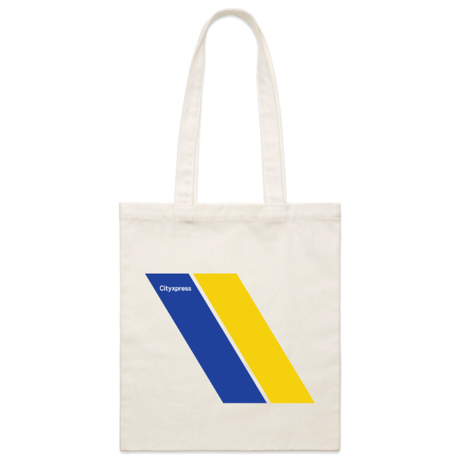 NEW! SEQ Retro Cityxpress Stripes Tote Bag