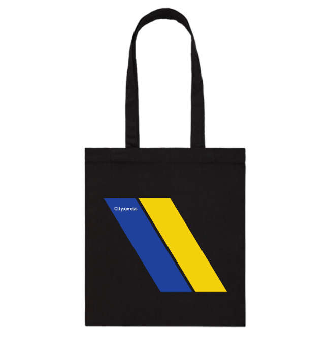 NEW! SEQ Retro Cityxpress Stripes Tote Bag