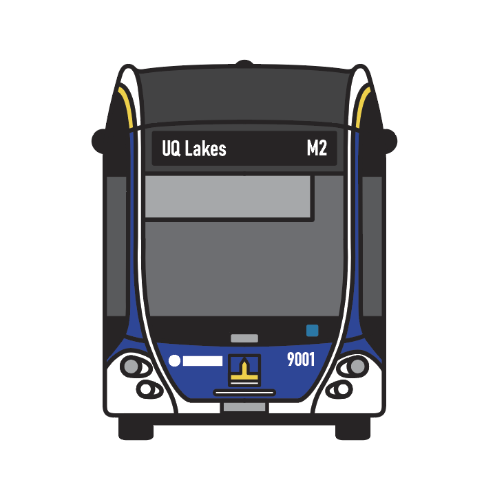 NEW!! SEQ Sticker BNE metro bus