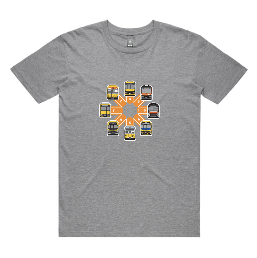 NEW! SYD NSW Trains Circle (adult unisex)