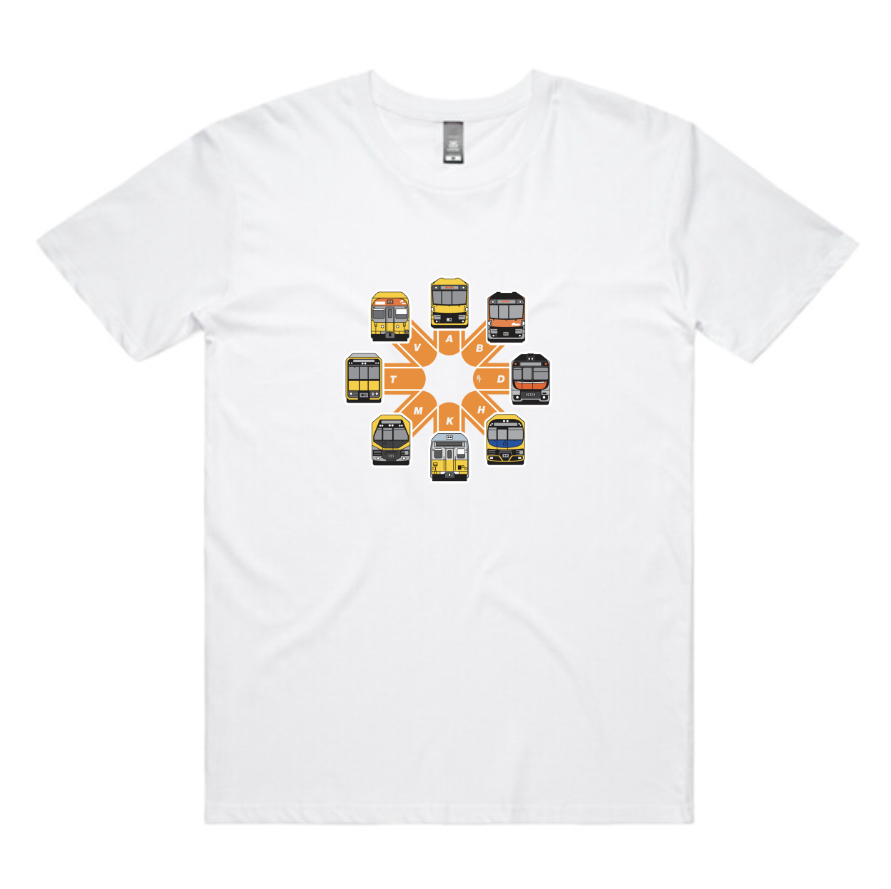 NEW! SYD NSW Trains Circle (adult unisex)