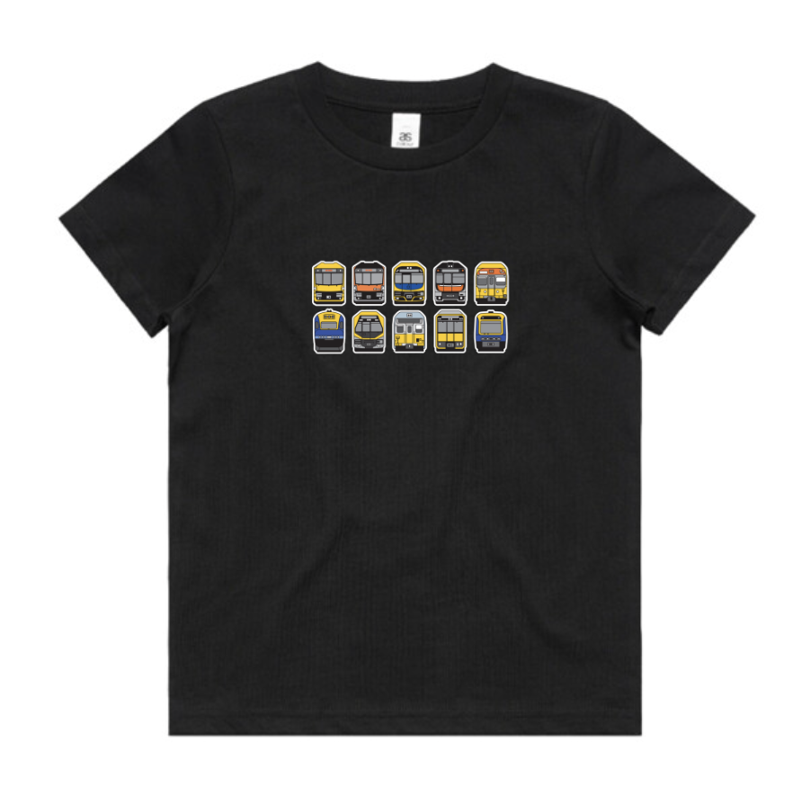SYD NSW Trains Lineup - Kids Youth Tee