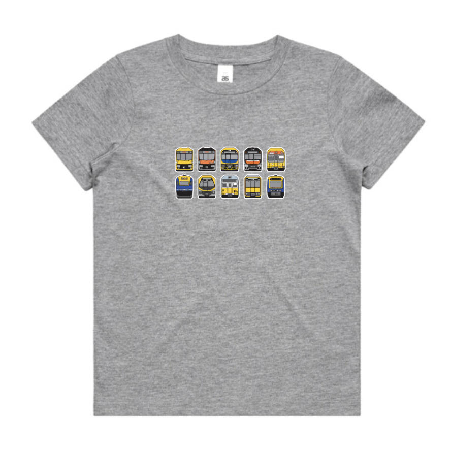 SYD NSW Trains Lineup - Kids Youth Tee
