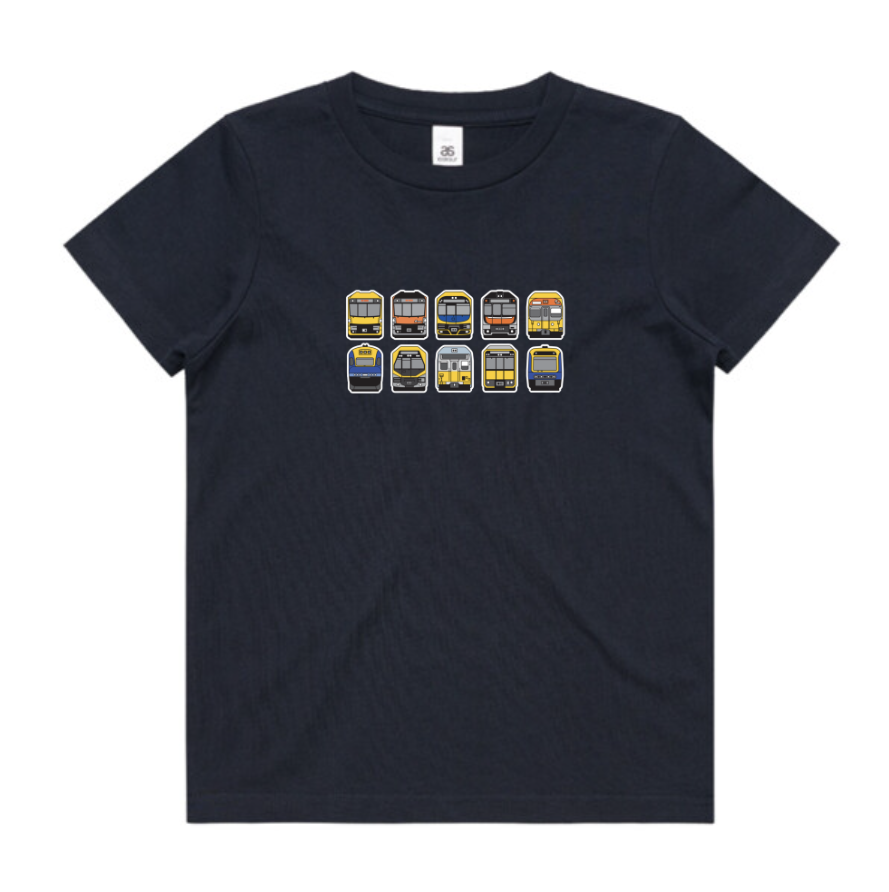 SYD NSW Trains Lineup - Kids Youth Tee