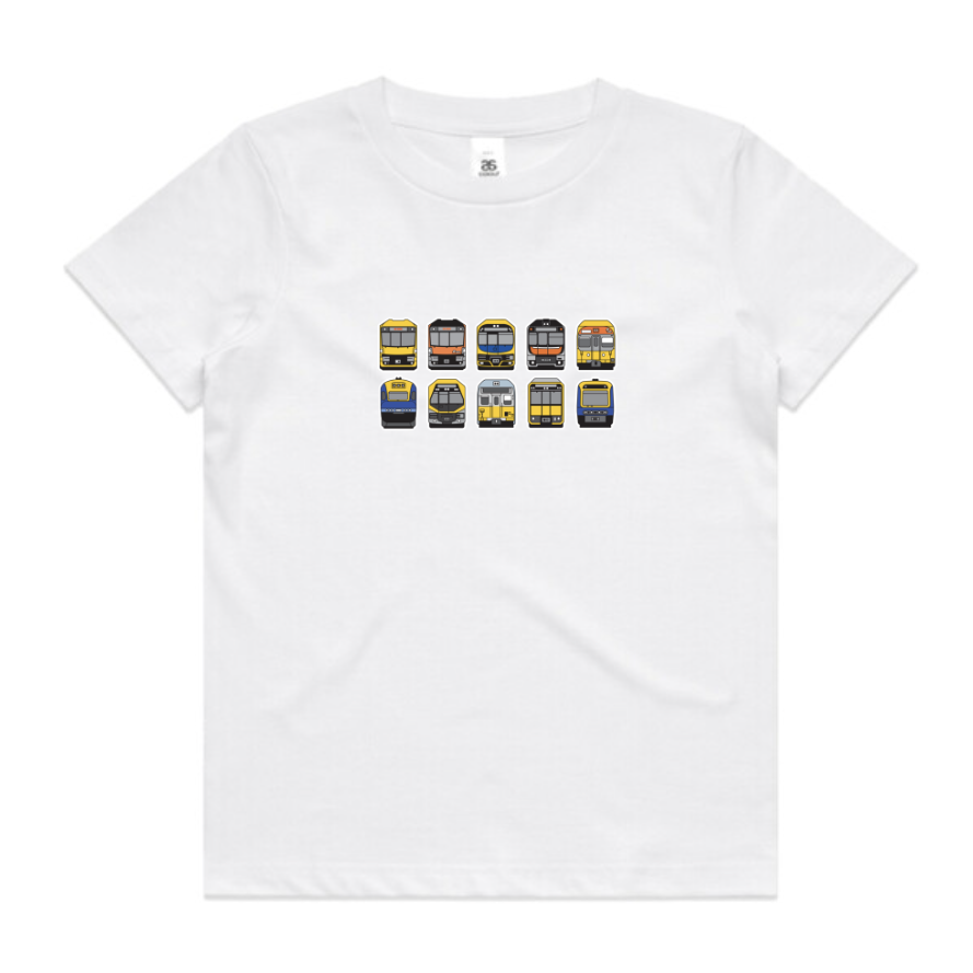 SYD NSW Trains Lineup - Kids Youth Tee