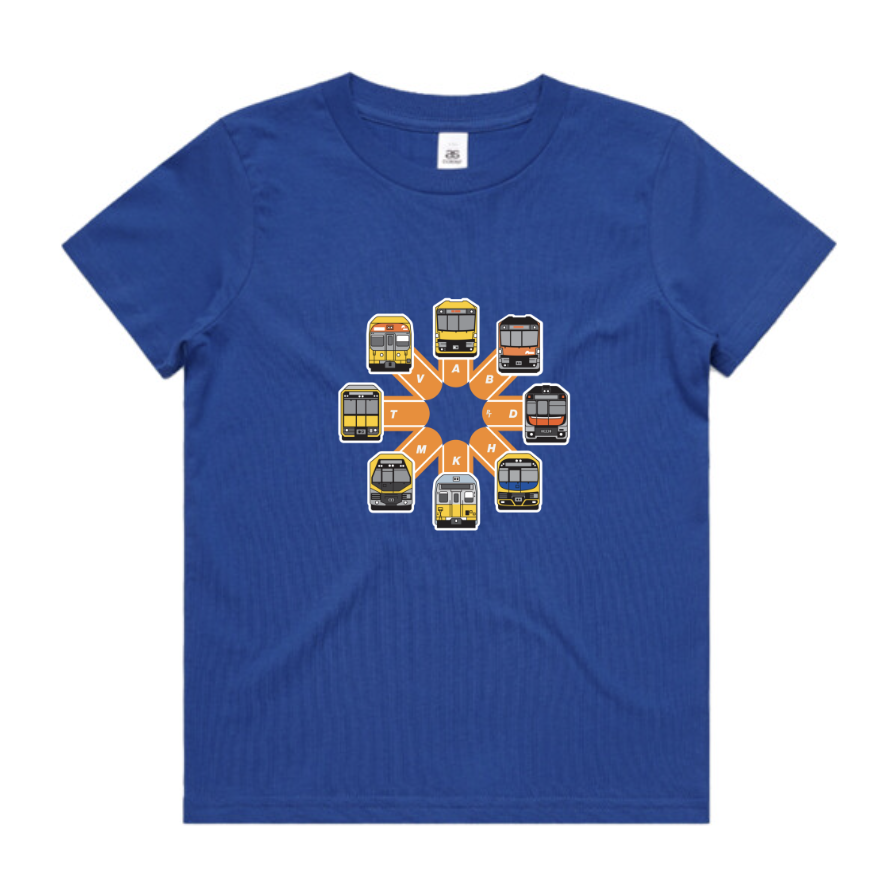 SYD NSW trains circle - Kids Youth Tee