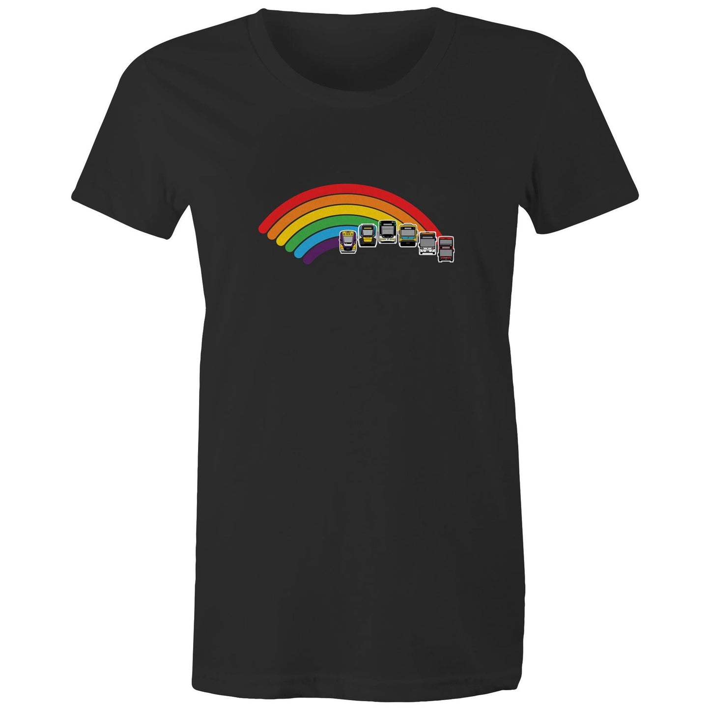 Women's Tee - Melbourne 'Ride the Rainbow'