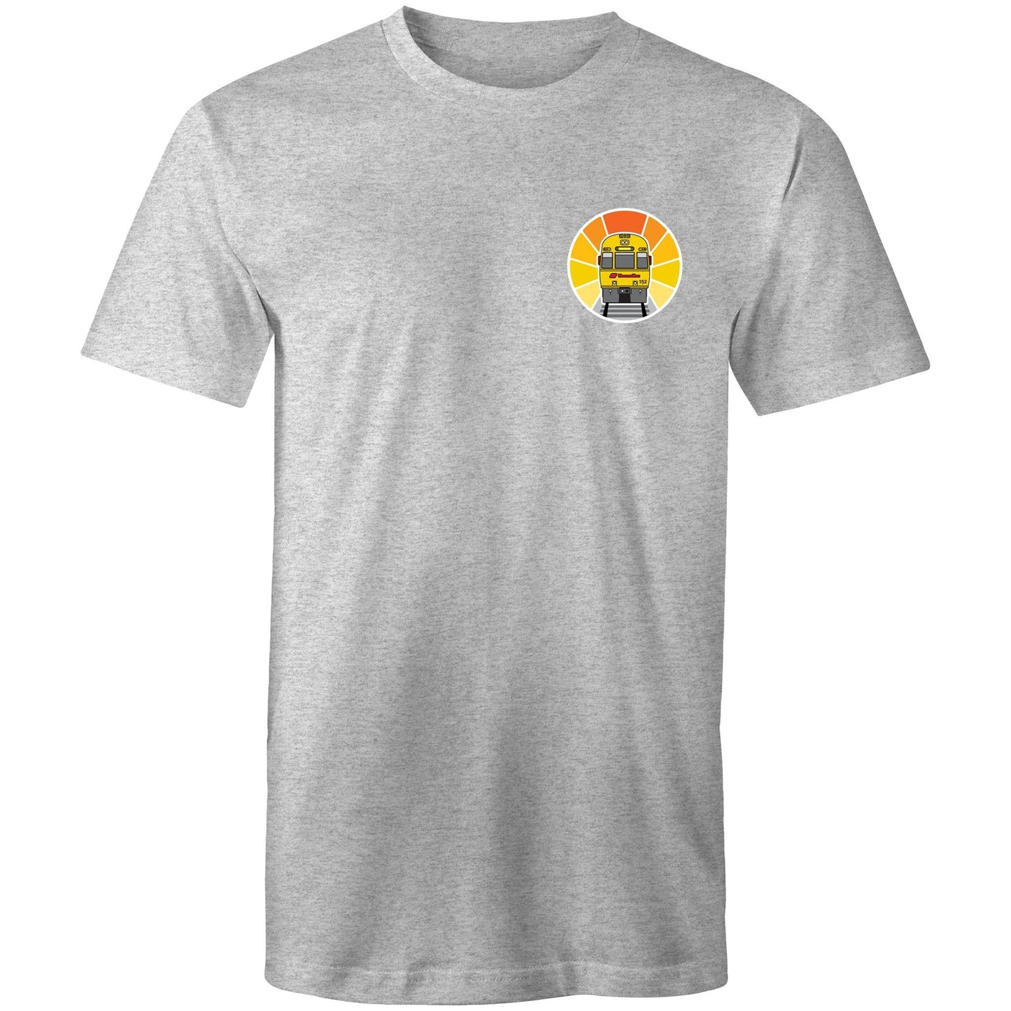 Brisbane intercity express train 'refurbished sunset' pocket tee (Gen 1)