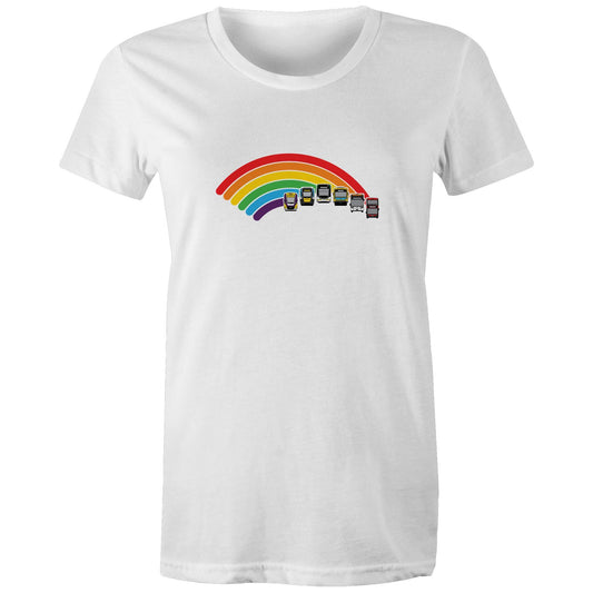 Women's Tee - Melbourne 'Ride the Rainbow'