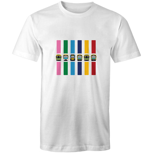 Adult Unisex Tee - Melbourne metropolitan train lines