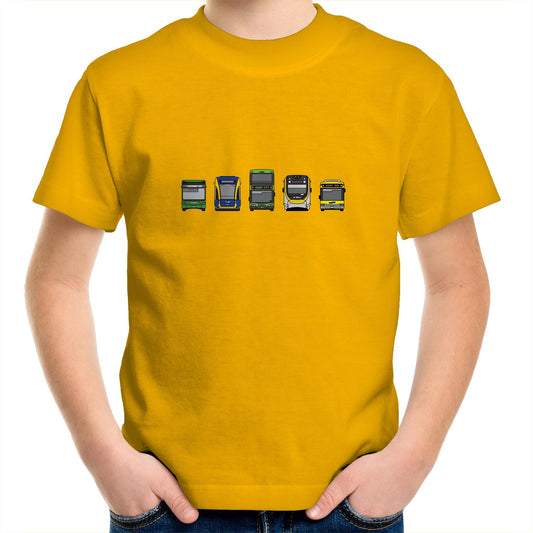 Kids and Youth Tee - Gold Coast Transit Collection