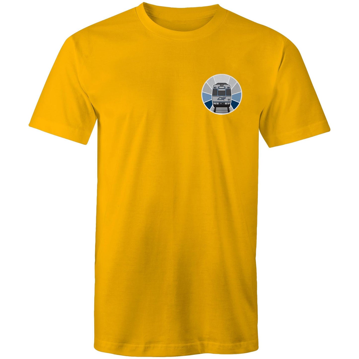 Brisbane electric train 'classic grey' pocket tee (Gen 1)