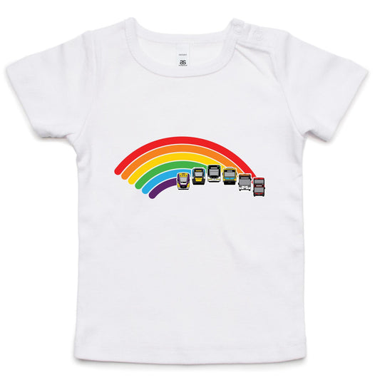 Infant Wee Tee - Melbourne 'Ride the Rainbow'