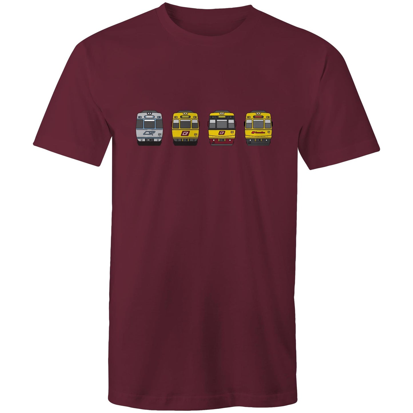 Adult Unisex Tee - SEQ - Brisbane rail 'EMU Evolution'