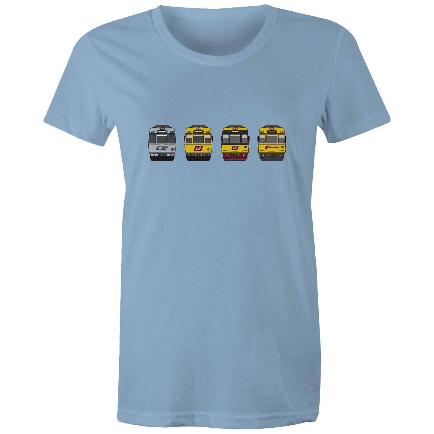 Women's Tee - SEQ - Brisbane rail 'EMU Evolution'