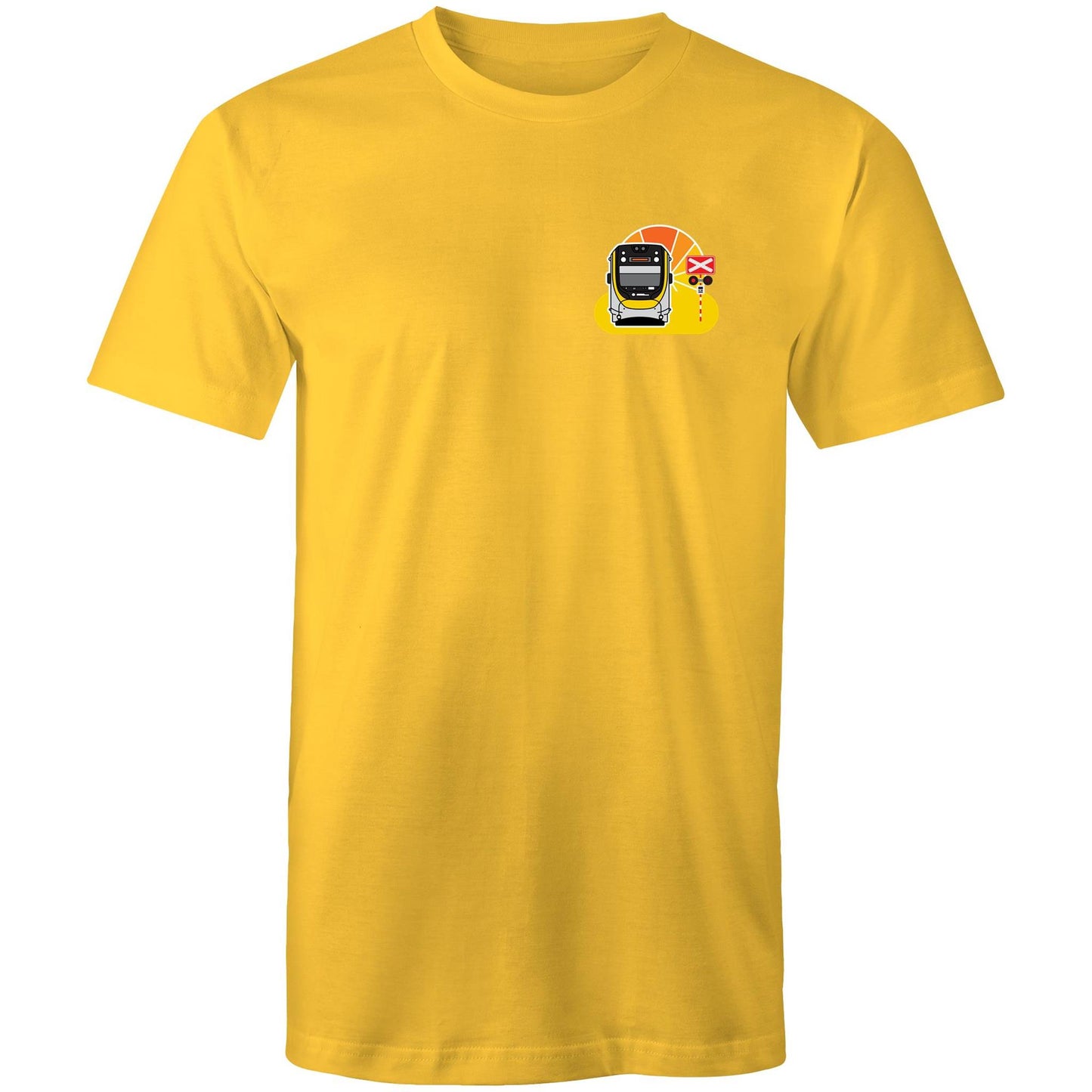 Brisbane next gen train 'crossing' pocket tee